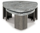 Surmour Gray/Brown Stacked Cocktail Table (Online Special Price) - Ornate Home