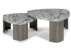 Surmour Gray/Brown Stacked Cocktail Table - Ornate Home