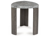 Surmour Gray/Brown Triangle End Table (Online Special Price) - Ornate Home