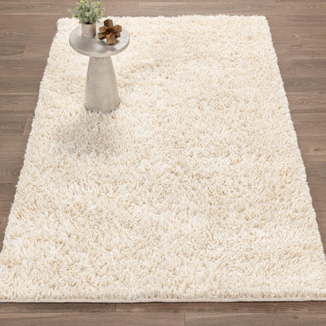 Surrey Shag Ivory Rug - Ornate Home
