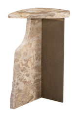 Surya Beige Side Table - Ornate Home