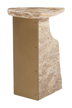 Surya Beige Side Table - Ornate Home