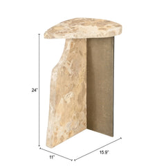 Surya Beige Side Table - Ornate Home