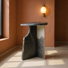 Surya Black Side Table - Ornate Home