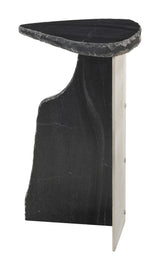 Surya Black Side Table - Ornate Home