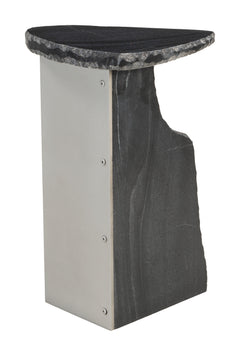 Surya Black Side Table - Ornate Home