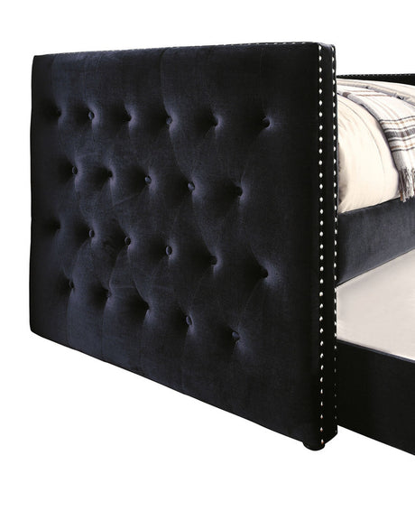 Susanna Black Daybed w/ Trundle - Ornate Home