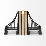 Suspension Brown Wrought Iron Suspension Bridge Bookends (Set of 2) - Ornate Home