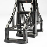 Suspension Brown Wrought Iron Suspension Bridge Bookends (Set of 2) - Ornate Home