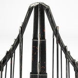 Suspension Brown Wrought Iron Suspension Bridge Bookends (Set of 2) - Ornate Home