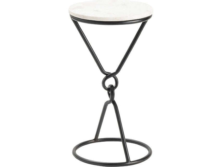 Sussex Black/White Drink Table - Ornate Home