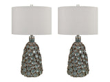 Sussex White Large Table Lamp (Set of 2) - Ornate Home