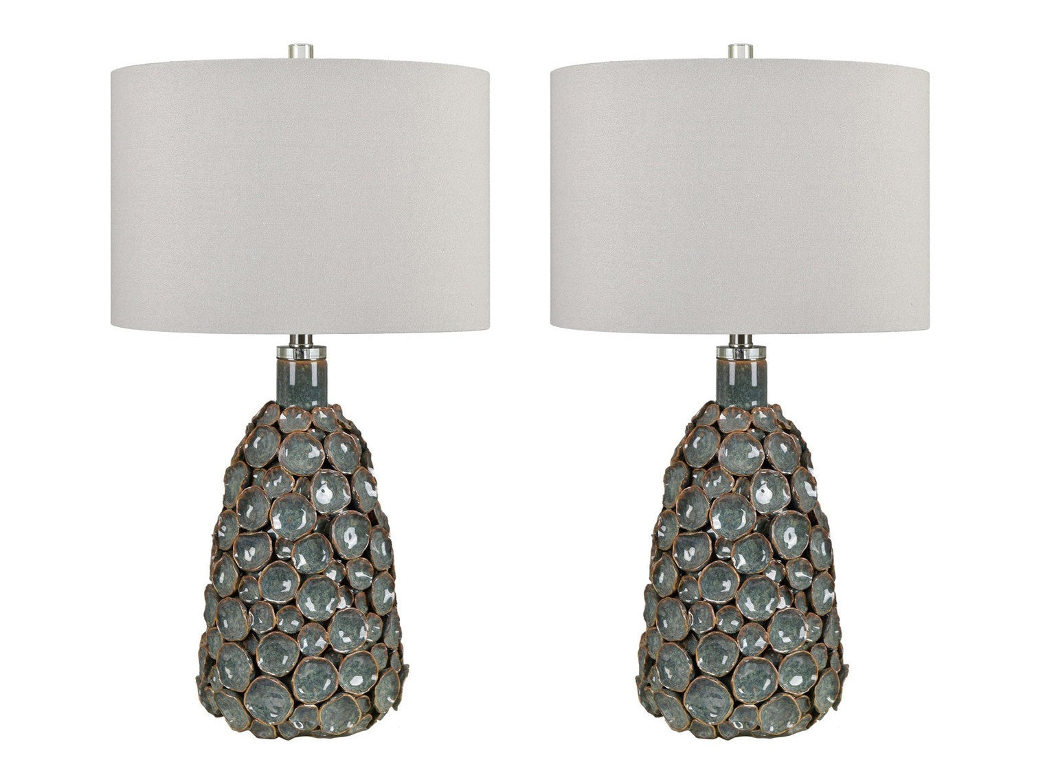 Sussex White Large Table Lamp (Set of 2) - Ornate Home