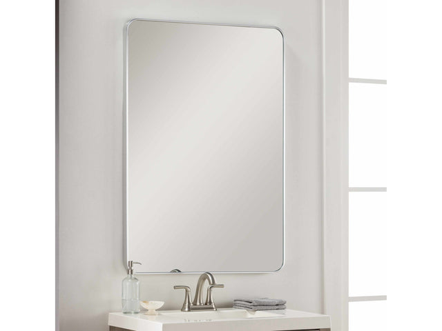 Sustinente Silver Gray Carved Mirror - Ornate Home