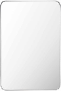 Sustinente Silver Gray Carved Mirror - Ornate Home