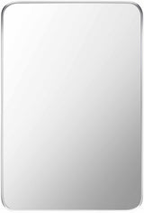 Sustinente Silver Gray Carved Mirror - Ornate Home