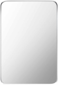 Sustinente Silver Gray Carved Mirror - Ornate Home