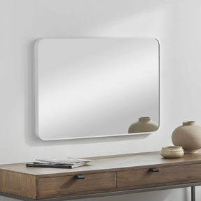Sustinente White Carved Mirror - Clearance - Ornate Home