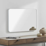 Sustinente White Carved Mirror - Clearance - Ornate Home