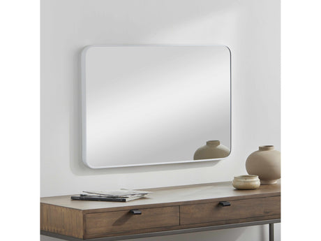 Sustinente White Carved Mirror - Ornate Home