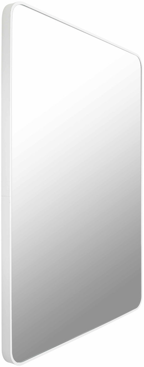 Sustinente White Carved Mirror - Ornate Home