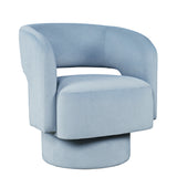 Sutton Blue Swivel Chair - Ornate Home