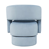 Sutton Blue Swivel Chair - Ornate Home