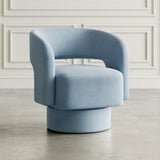 Sutton Blue Swivel Chair - Ornate Home