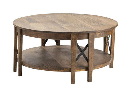Sutton Brown/Black Creek Cocktail Table - Ornate Home