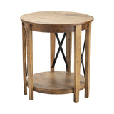 Sutton Brown/Black Creek End Table - Ornate Home