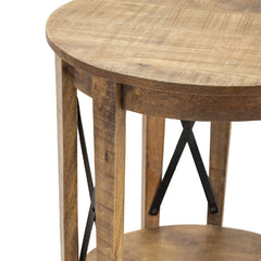 Sutton Brown/Black Creek End Table - Ornate Home