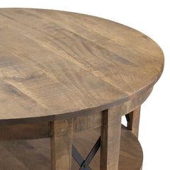 Sutton Brown/Black Creek Cocktail Table - Ornate Home