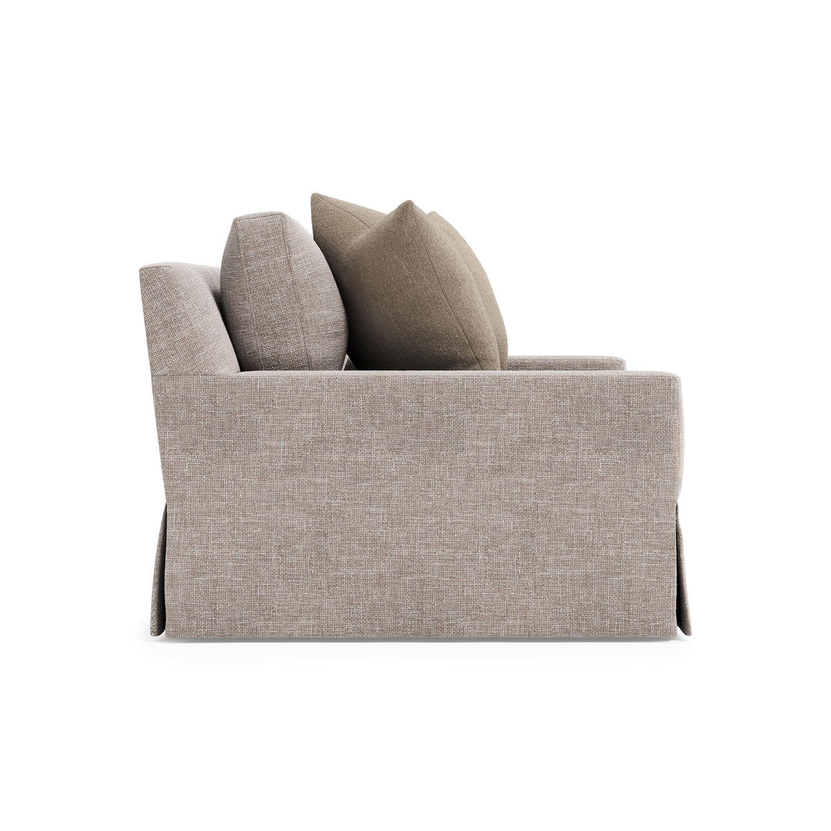 Sutton Greige Loveseat - Ornate Home