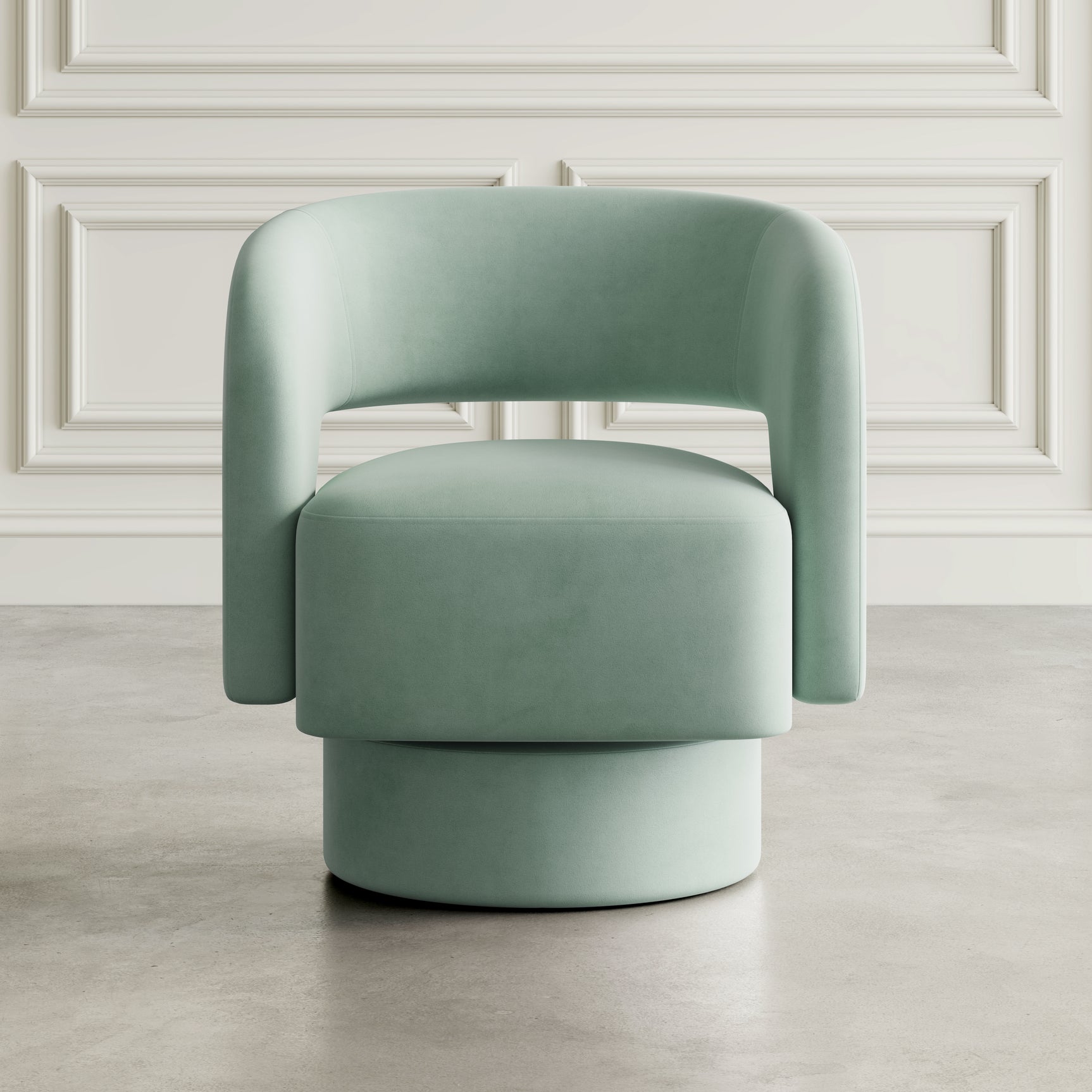 Sutton Mint Swivel Chair - Ornate Home