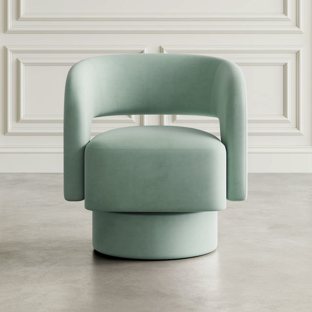 Sutton Mint Swivel Chair - Ornate Home