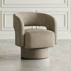 Sutton Sand Swivel Chair - Ornate Home