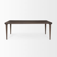 Suvan Mid-Dark Brown 84"W Rectangular Dining Table - Ornate Home