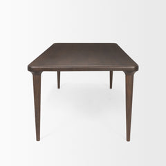 Suvan Mid-Dark Brown 84"W Rectangular Dining Table - Ornate Home