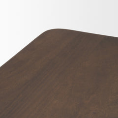 Suvan Mid-Dark Brown 84"W Rectangular Dining Table - Ornate Home