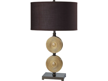 Suzy Light Caramel/Espresso Table Lamp (Set of 2) - Ornate Home