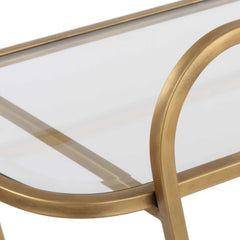 Swain Brass Serving Cart - Ornate Home