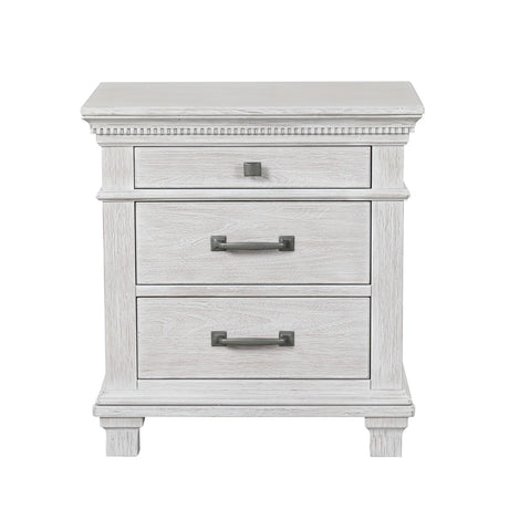 Swanley Weathered Gray Nightstand - Ornate Home