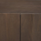 Swanson Dark Brown Wooden Scalloped Sideboard