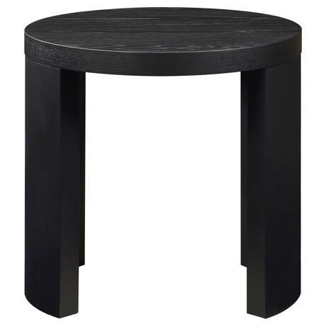 Sweeney Black 2-piece Coffee and End Occasional Table Set - Ornate Home