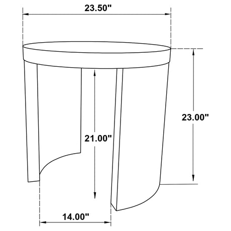 Sweeney Black 2-piece Coffee and End Occasional Table Set - Ornate Home