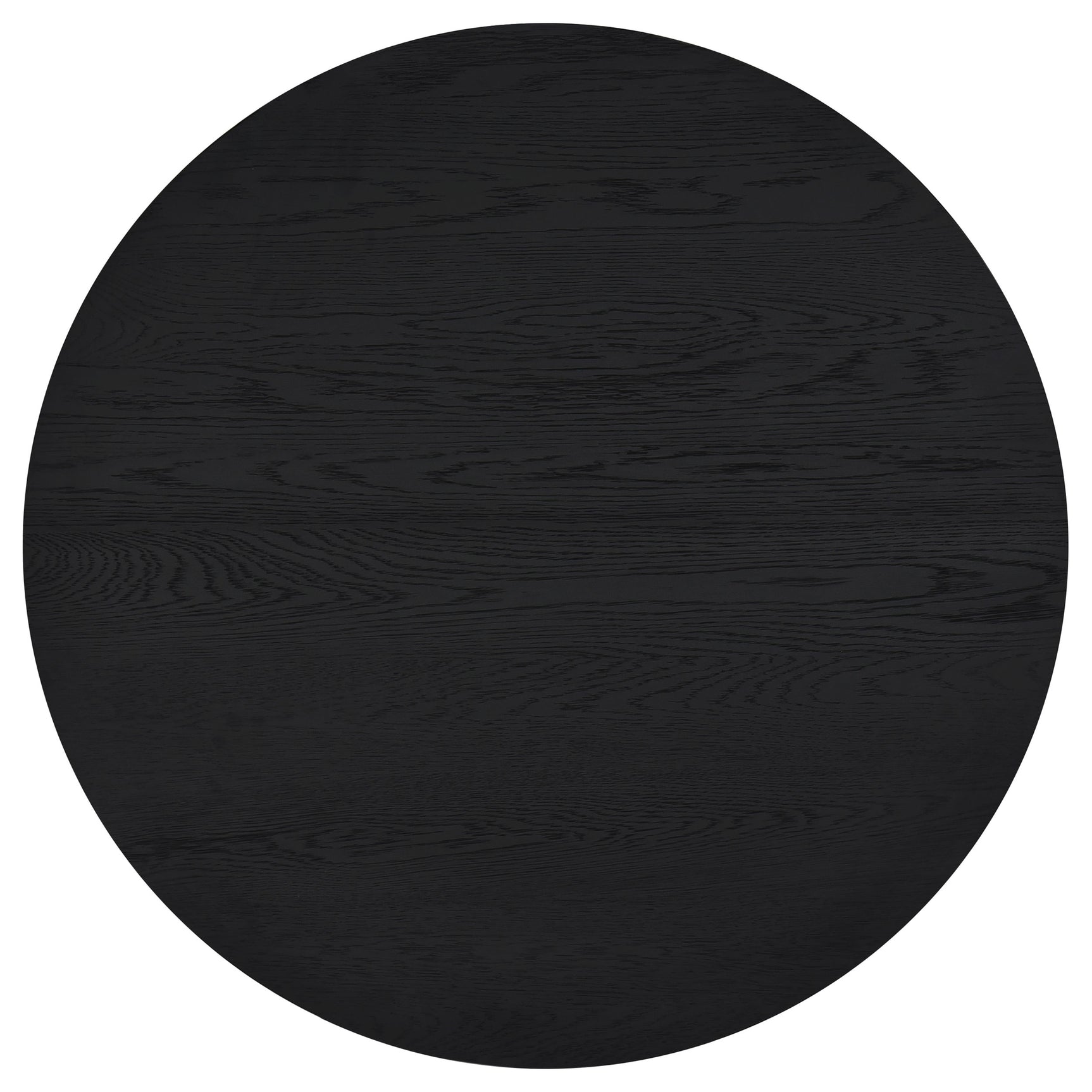 Sweeney Black 2-piece Round Wood Occasional Nesting Table Set - Ornate Home