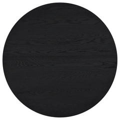 Sweeney Black 2-piece Round Wood Occasional Nesting Table Set - Ornate Home
