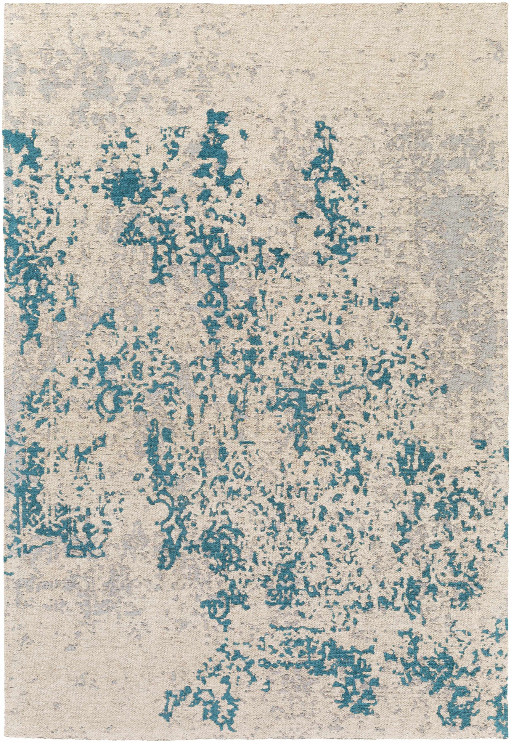 Sweeny Beige/Blue Abstract Area Rug - Clearance - Ornate Home