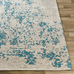 Sweeny Beige/Blue Abstract Area Rug - Clearance - Ornate Home