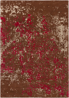 Sweeny Rust/Red Abstract Area Rug - Clearance - Ornate Home